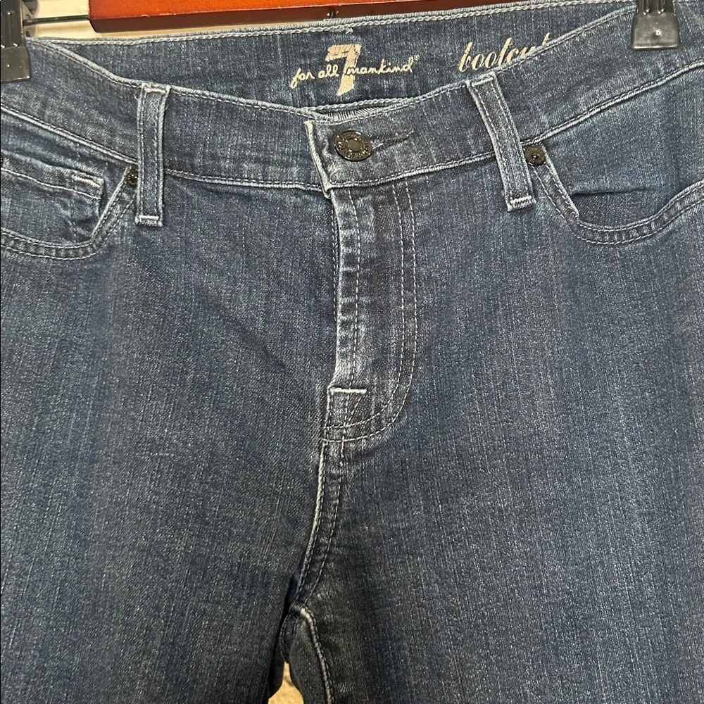 7 For All Mankind Bootcut Blue Jeans Size 29 Excellent Condition